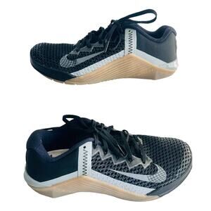 Nike Men's Metcon 6 Sneaker Grey Black Iron Gum Size 7.5 Crossfit Gym CK9388-002